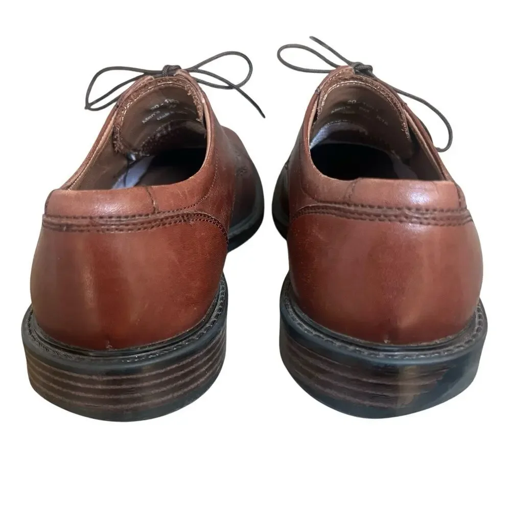 Johnston and Murphy Brown Cap Toe Oxford Shoes Size 9M